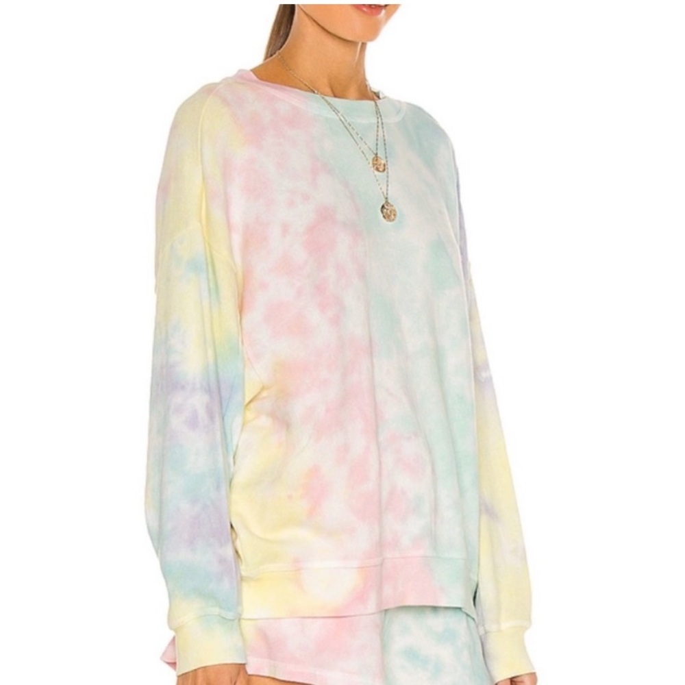 SHOW ME YOUR MUMU Boyfriend tie dye sweatshirt size XS - Picture 2 of 7